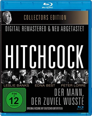 The Man Who Knew Too Much (Człowiek, który wiedział za dużo) [Blu-Ray]