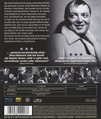 The Man Who Knew Too Much (Człowiek, który wiedział za dużo) [Blu-Ray]