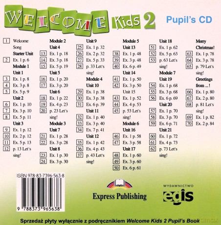 Welcome Kids 2 [CD]
