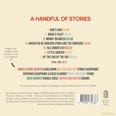 Angelo Verploegen Quintet: A Handful Of Stories [CD]