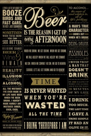 Drinking Quotes [PLAKAT]