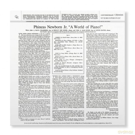 Phineas Newborn Jr.: A World Of Piano! [Winyl]