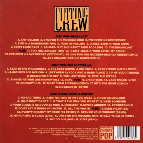 Cutting Crew: All For You - The Virgin Years 1986-1992 (Clamshell) [CD]