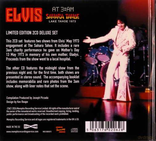 Elvis Presley: At 3Am - Lake Tahoe 1973 (Digi) (+Book) [CD]