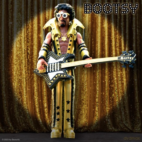 Bootsy Collins: Bootsy Collins Black And Gold Reaction Figures
