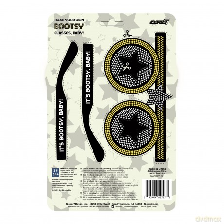 Bootsy Collins: Bootsy Collins Black And Gold Reaction Figures