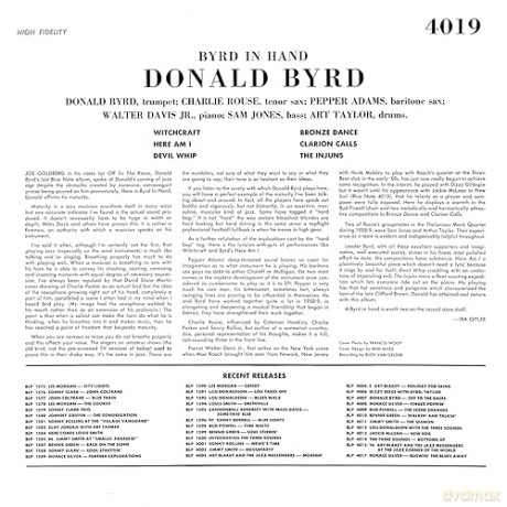 Donald Byrd: Byrd In Hand [Winyl]