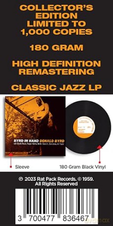 Donald Byrd: Byrd In Hand [Winyl]