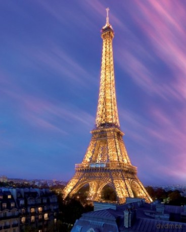 Eiffel Tower At Dusk [PLAKAT]