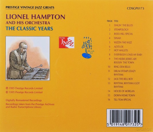 Lionel Hampton: Classic Years [CD]