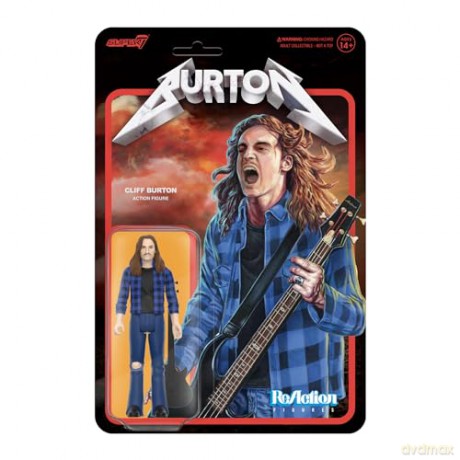 Cliff Burton: Cliff Burton Reaction Figures - Cliff Burton (Flannel Shirt)