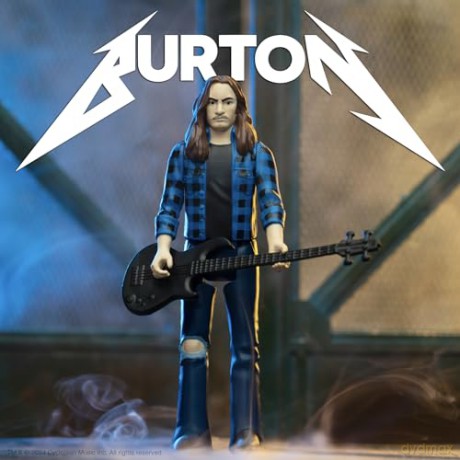 Cliff Burton: Cliff Burton Reaction Figures - Cliff Burton (Flannel Shirt)