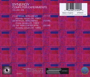 Synergy/Larry Fast: Computer Experiments - Vol 1 [CD]