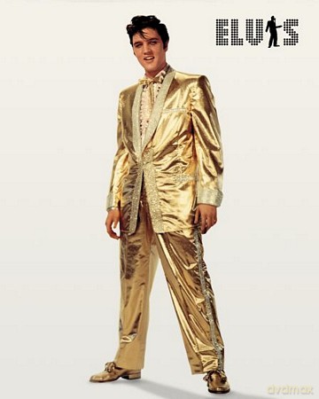 Elvis Presley (Gold) [PLAKAT]