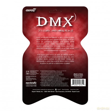 Dmx: DMX Reaction Figures Wave 01 - DMX (Its Dark And Hell Is Hot)