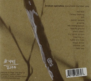 Broken Spindles: Document Number One [CD]