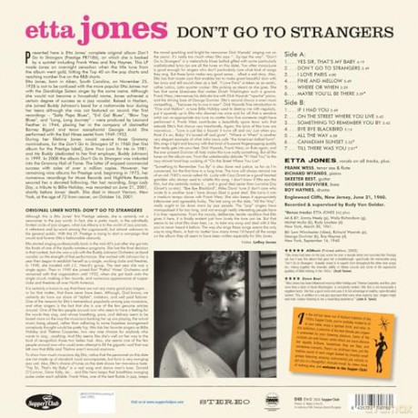 Etta Jones: Dont Go To Strangers (+3 Bonus Tracks) (Limited) [Winyl]