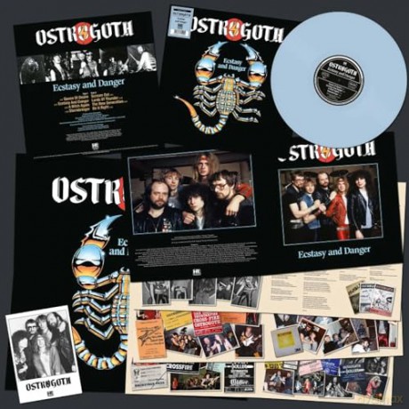 Ostrogoth: Ecstasy And Danger (Blue) [Winyl]