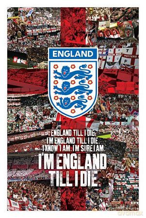 England F.A (England Till I Die) [PLAKAT]