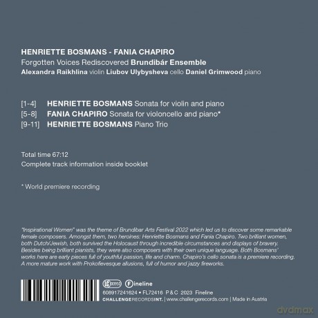 Brundibar Ensemble: Forgotten Voices Rediscovered [CD]