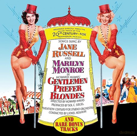 Marilyn Monroe & Jane Russell: Gentlemen Prefer Blondes soundtrack & Rare Bonus Tracks [CD]