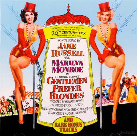 Marilyn Monroe & Jane Russell: Gentlemen Prefer Blondes soundtrack & Rare Bonus Tracks [CD]