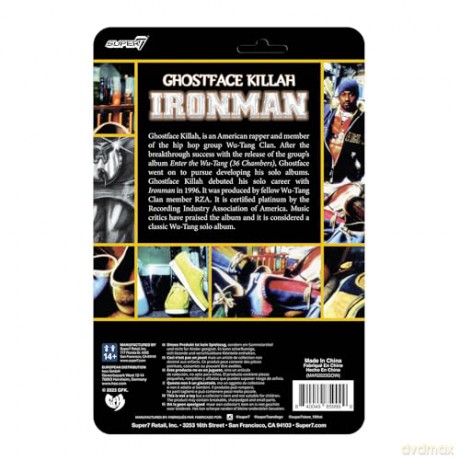 Ghostface Killah: Ghostface Killah Reaction Figures Wave 01 - Ghostface Killah (Ironman)
