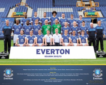 Everton Team Photo 12/13 [PLAKAT]