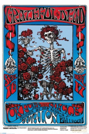 Family Dog (Skeletons & Roses) [PLAKAT]