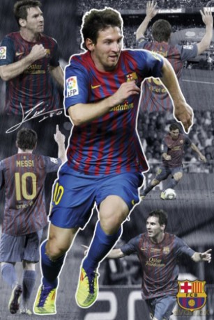 Fc Barcelona Lionel Messi 11/12 [PLAKAT]
