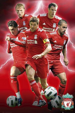 Fc Liverpool Players 10/11 [PLAKAT]