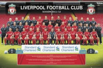 Fc Liverpool Zdjęcie Drużynowe 11/12 [PLAKAT]
