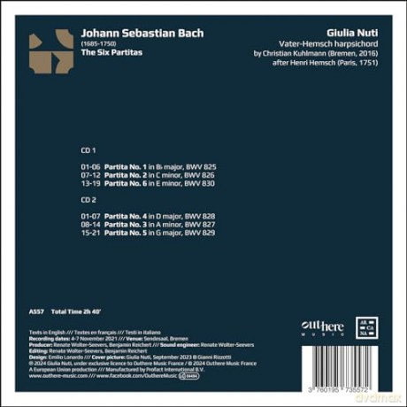 Giulia Nuti: J.S. Bach: The Six Partitas [CD]