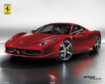 Ferrari - 458 Italia [PLAKAT]