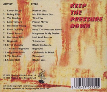 Keep The Pressure Down [CD]