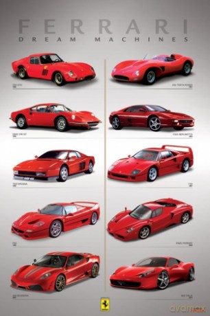 Ferrari (Dream Machines) [PLAKAT]
