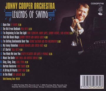 Jonny Cooper Orchestra: Legends Of Swing [CD]