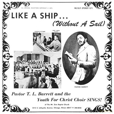 Pastor T.L. Barrett & The Youth For Christ Choir: Like A Ship (Without A Sail) (Ice Wind Transparent) [Winyl]