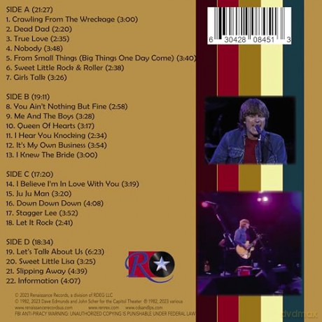 Dave Edmunds: Live At The Capitol Theater (Green Marble) [Winyl]