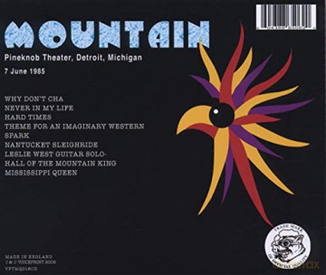 Mountain: Live At The Pineknob Theatre 1985 [CD]
