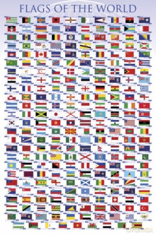 Flagi Państw Świata [PLAKAT]