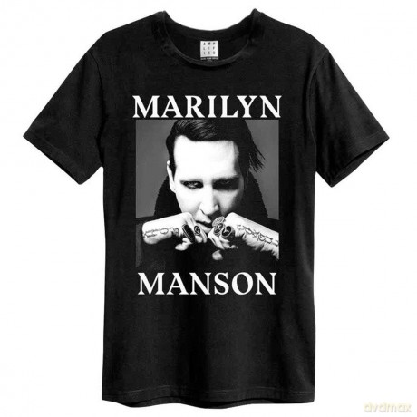 Marilyn Manson: Marilyn Manson Fists Amplified Vintage Black X Large T Shirt