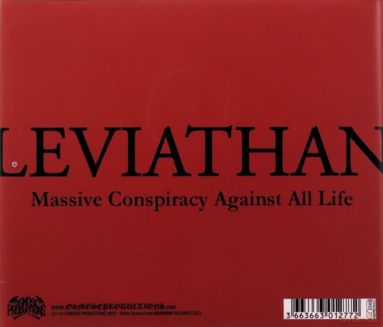 Leviathan: Massive Conspiracy Against All Life [CD]