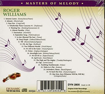 Roger Williams: Masters Of Melody [CD]
