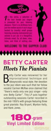 Betty Carter: Meets The Pianists (Limited) [Winyl]