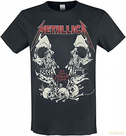 Metallica: Metallica - Birth School Amplified Vintage Black Medium T-Shirt
