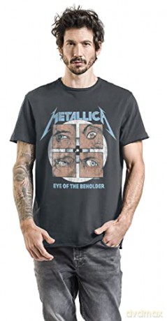Metallica: Metallica - Eye Of The Beholder Amplified Vintage Charcoal Small T-Shirt