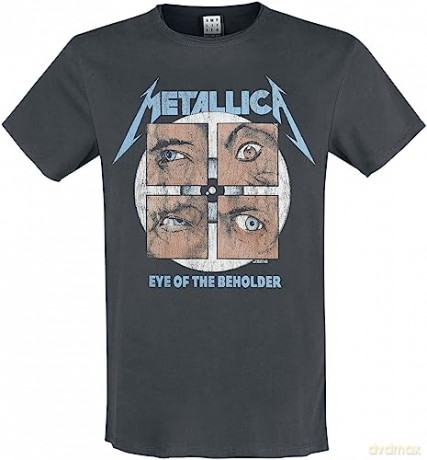 Metallica: Metallica - Eye Of The Beholder Amplified Vintage Charcoal Small T-Shirt