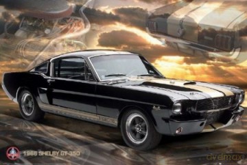 Ford Shelby (Mustang 66 Gt 350) [PLAKAT]