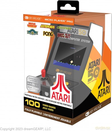 My Arcade: Micro Player Pro 6.7 Atari Portable Retro Arcade (100 Games In 1)